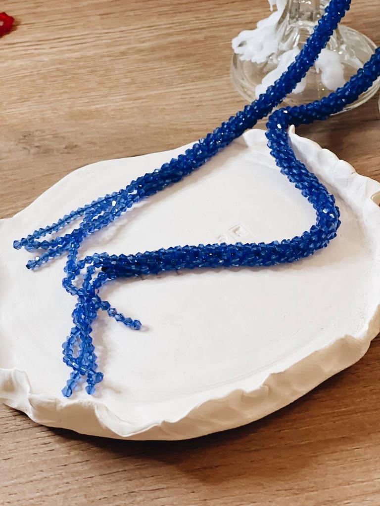 Колье «Синие бусы»