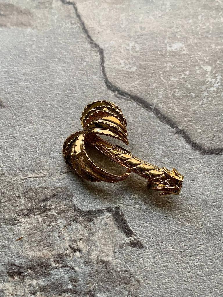Винтажная брошь «Пальма»