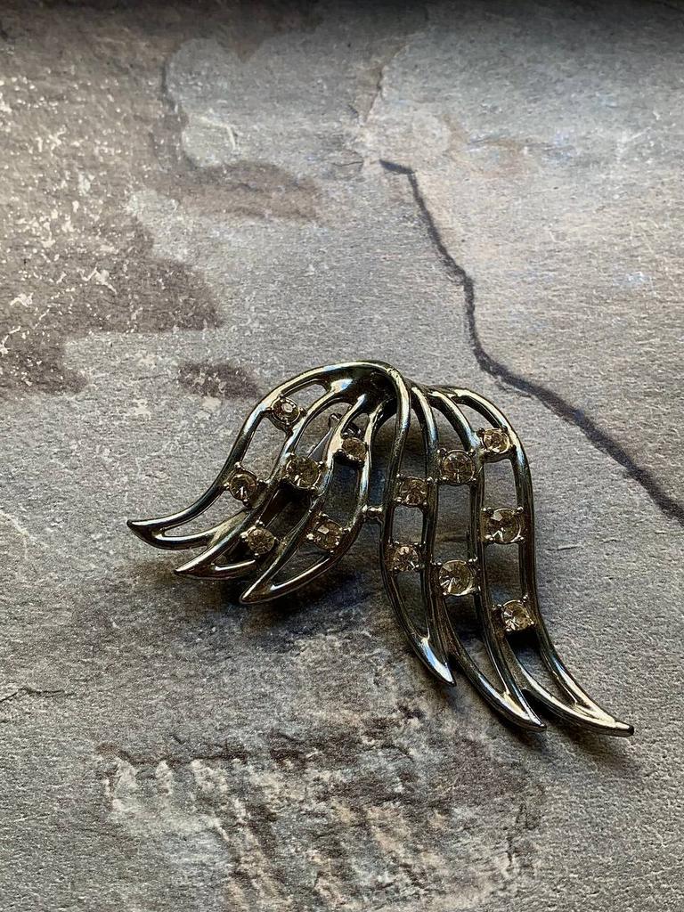 Винтажная брошь «Крылья»