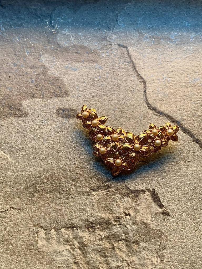 Винтажная брошь «Сад»