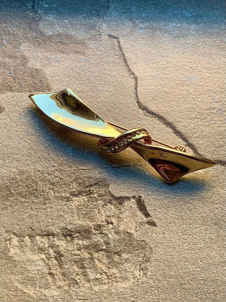 Винтажная брошь «Bow»