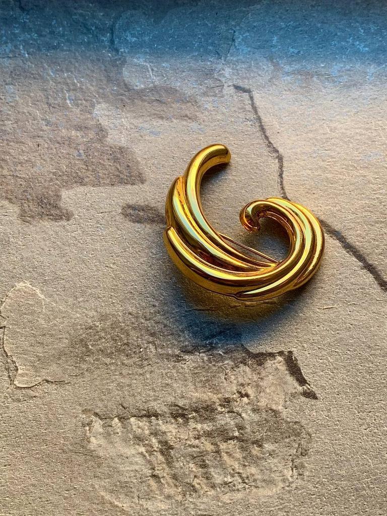 Винтажная брошь «Бриз»