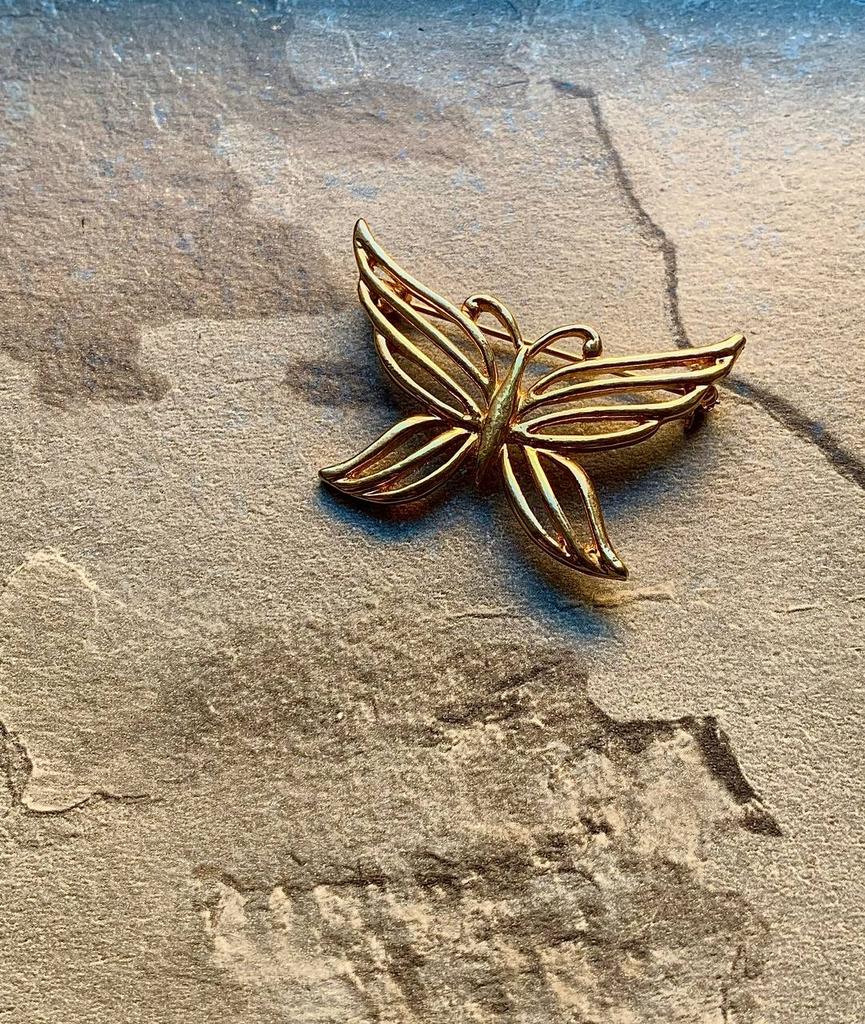 Винтажная брошь «Butterfly»
