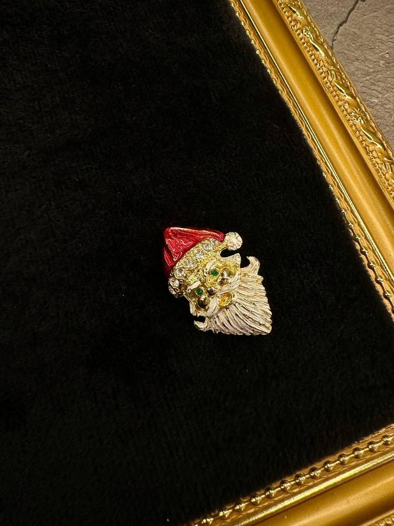 Винтажная брошь «Дедушка Мороз-14»