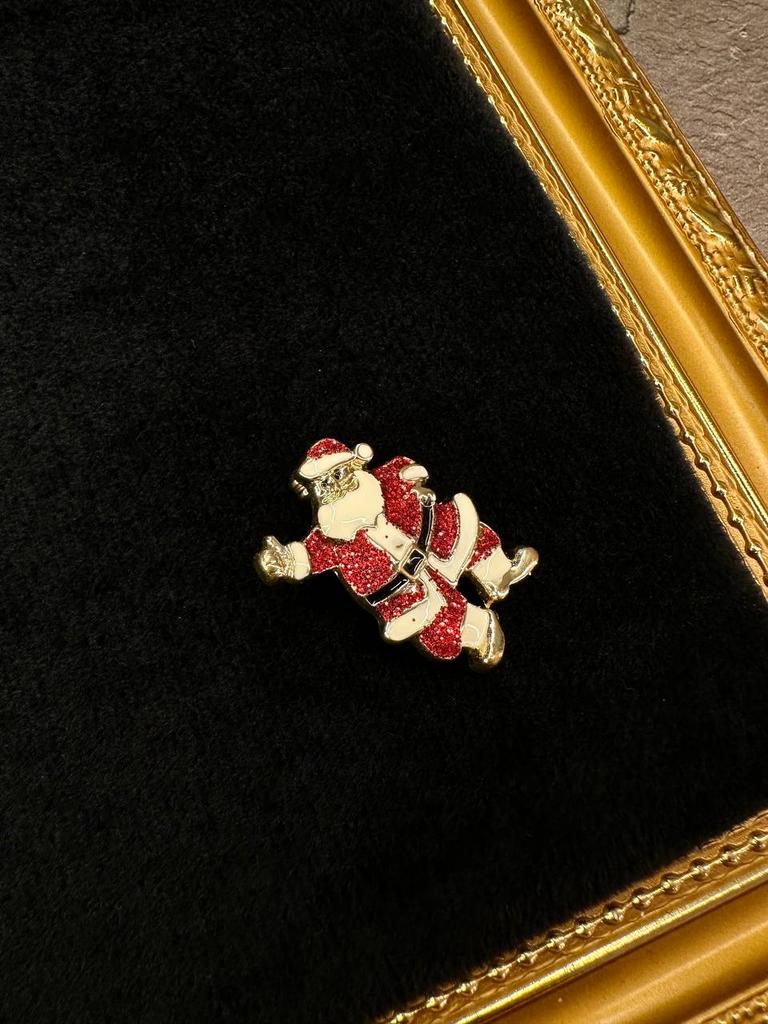 Винтажная брошь «Дедушка Мороз-12»