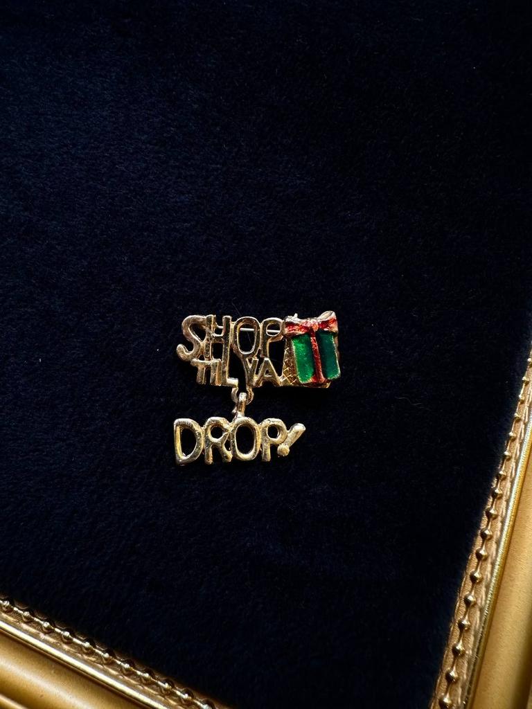 Винтажная брошь-11