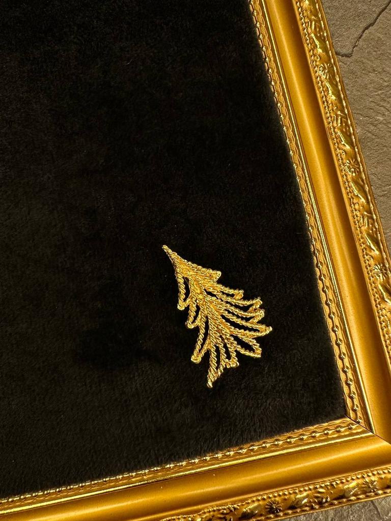 Винтажная брошь «Ёлочка-3»