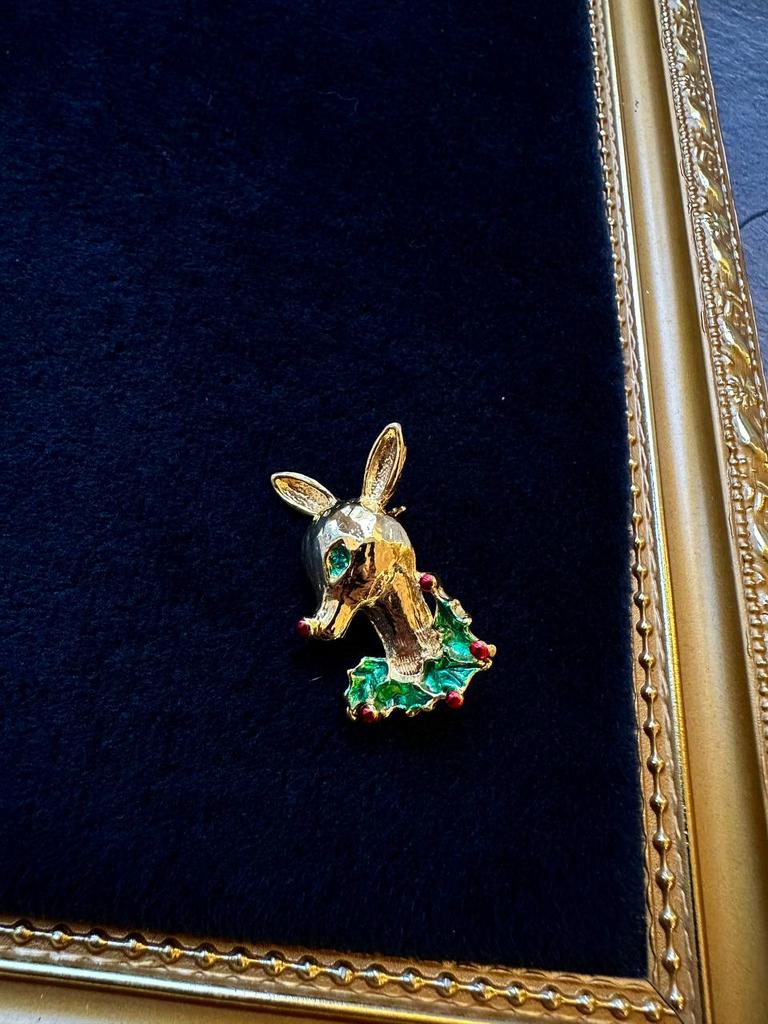 Винтажная брошь «Олень-5»