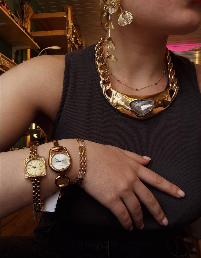 Чокер «Ice» в золотом оттенке