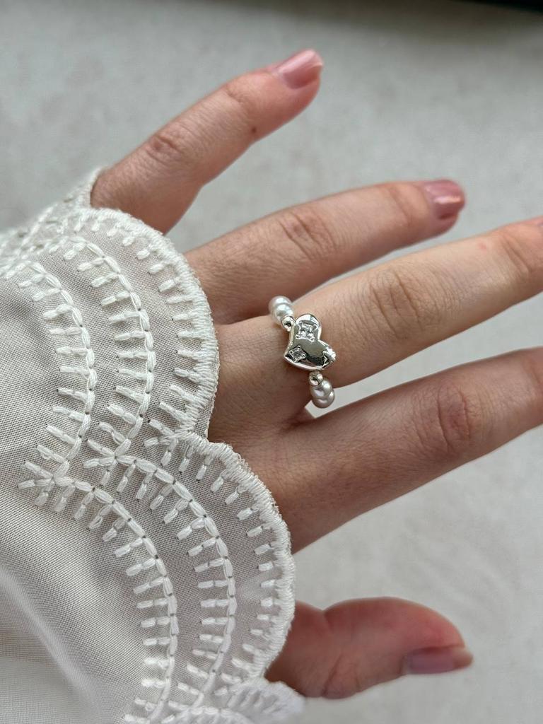 Кольцо «Hearty» регулируемое