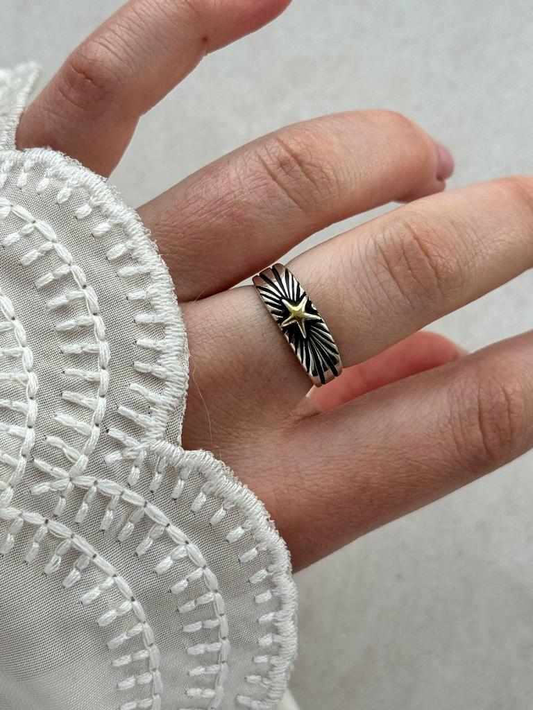 Кольцо «Shiny star» регулируемое