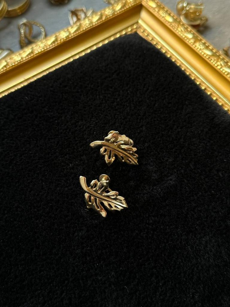 Винтажные клипсы «Leaf»