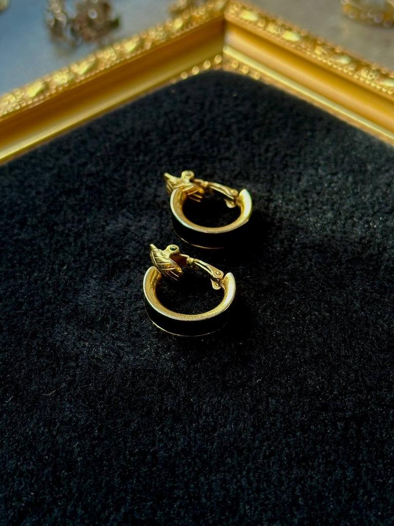 Винтажные клипсы «Black»