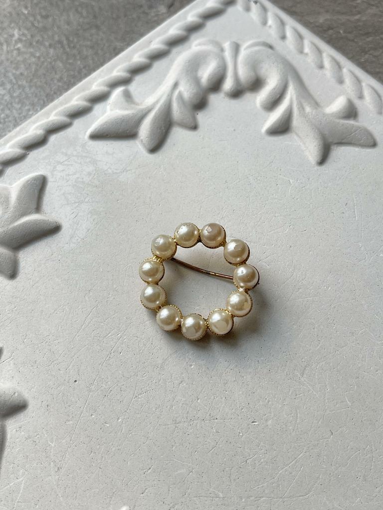 Винтажная брошь «Пузырьки»