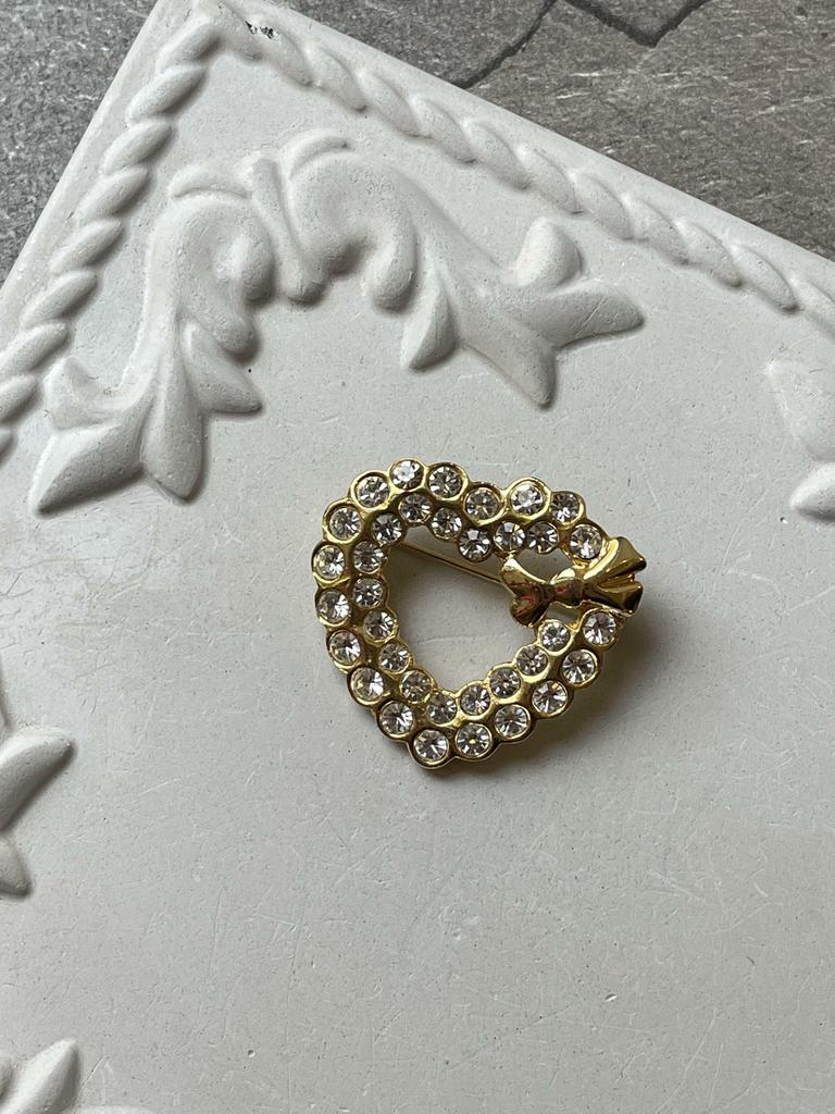 Винтажная брошь «Сердце Эмили»