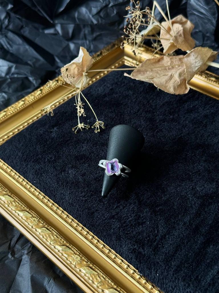 Кольцо «Crystal flower» регулируемое