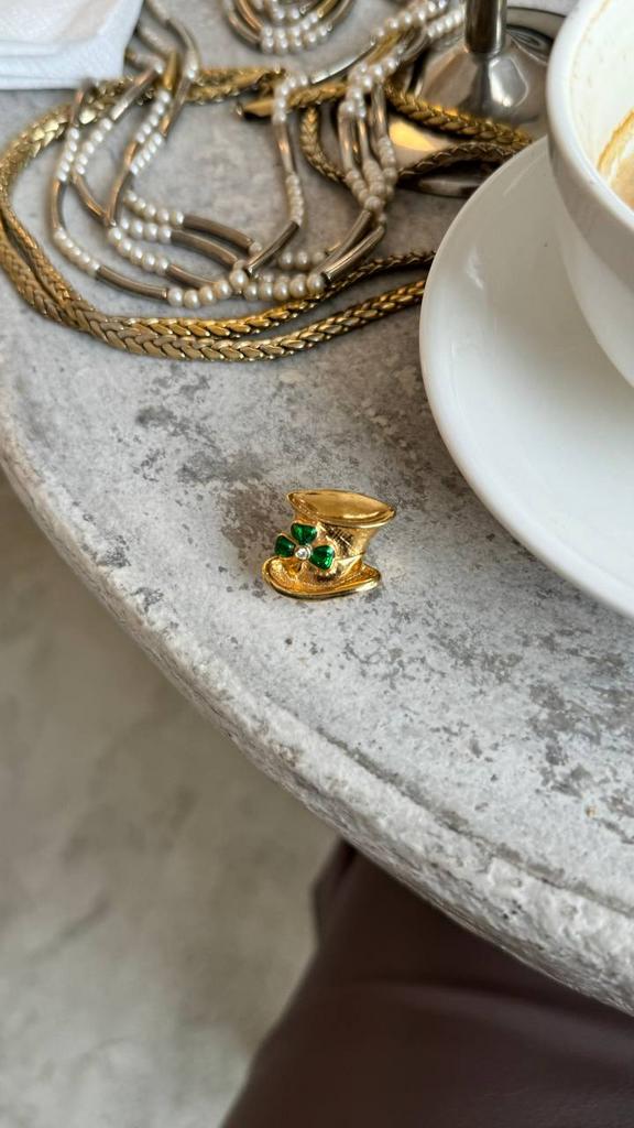 Винтажный значок «Шляпка Лепрекона», Avon