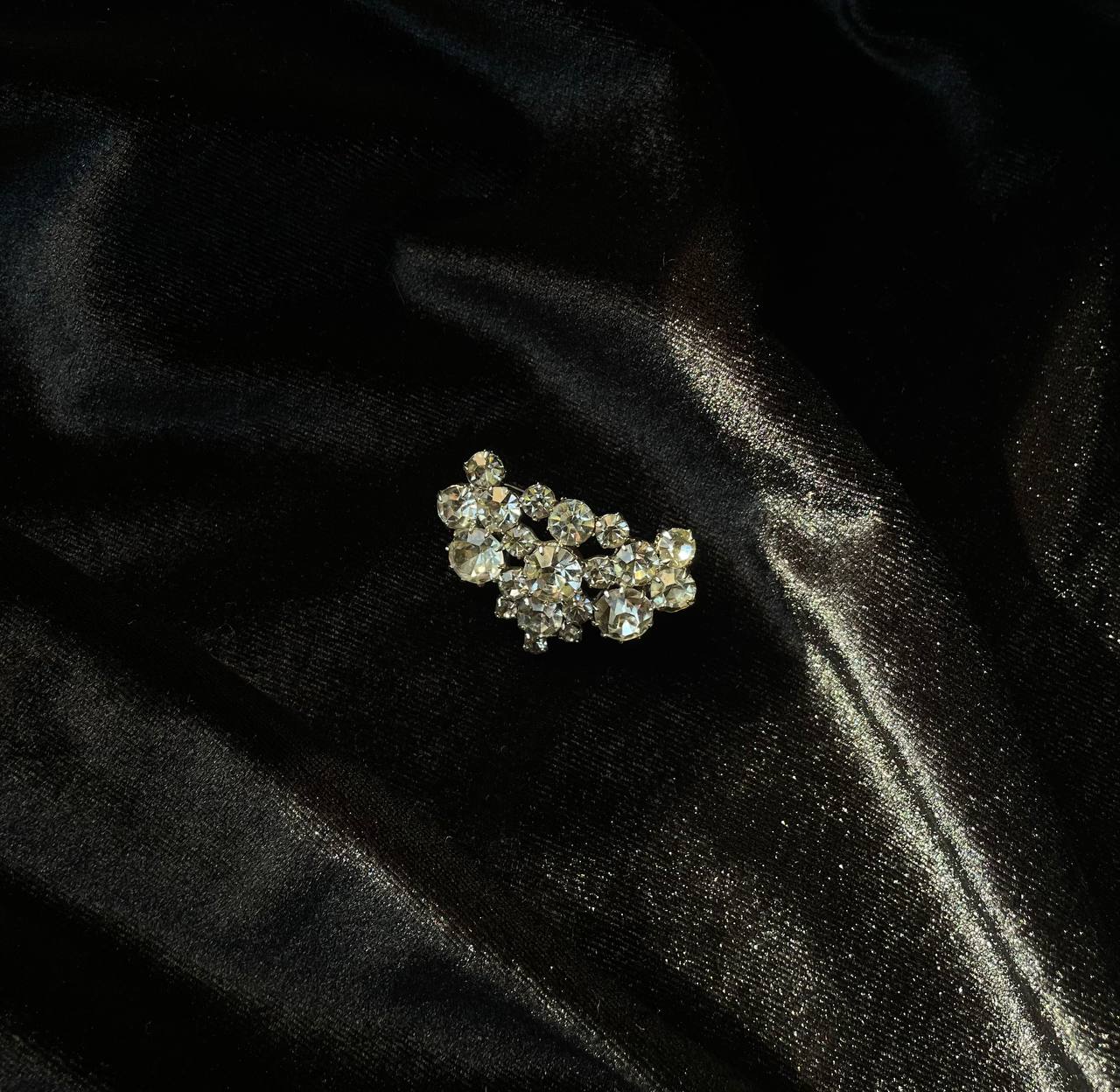 Винтажная брошь «Скопление звезд»