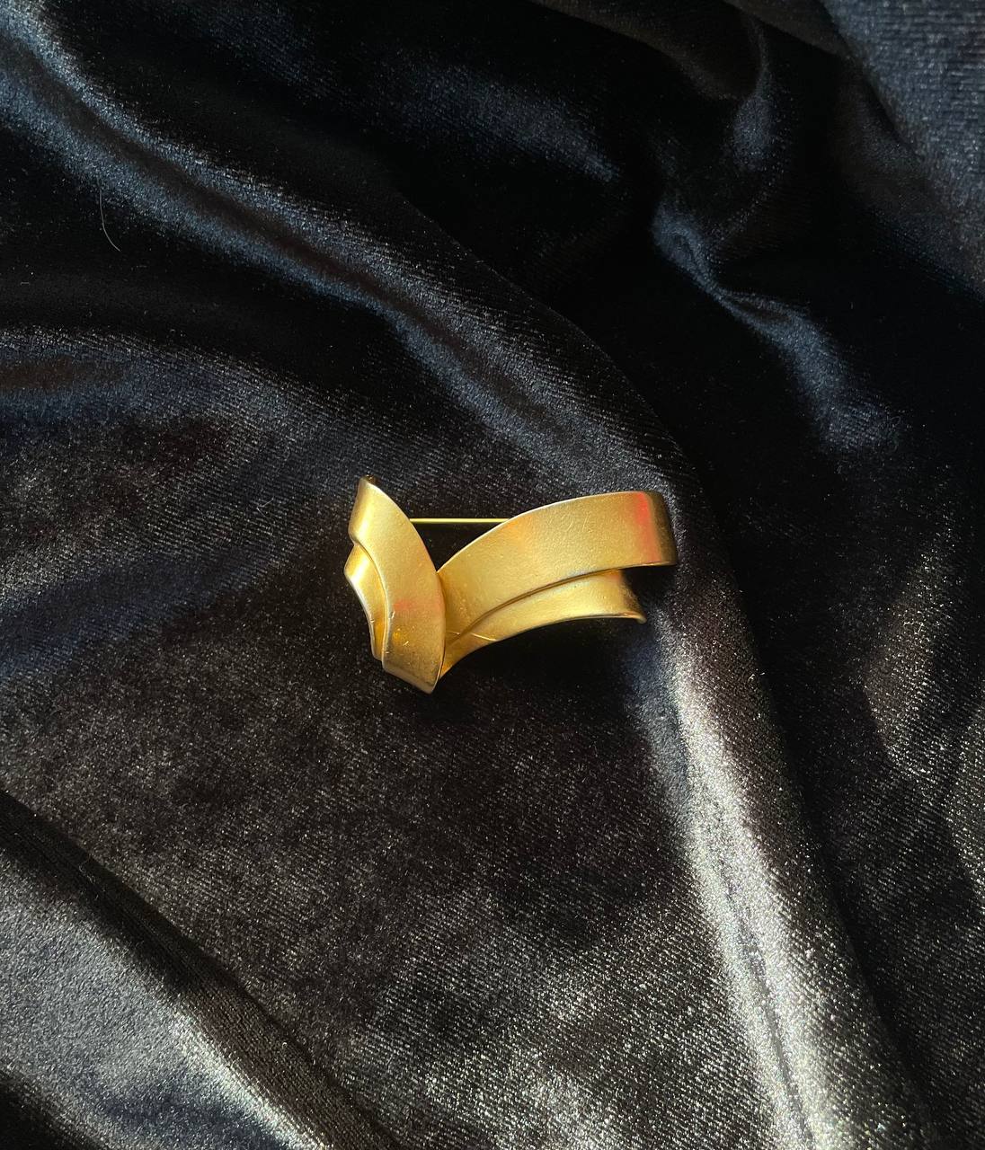 Винтажная брошь «Gold-2»