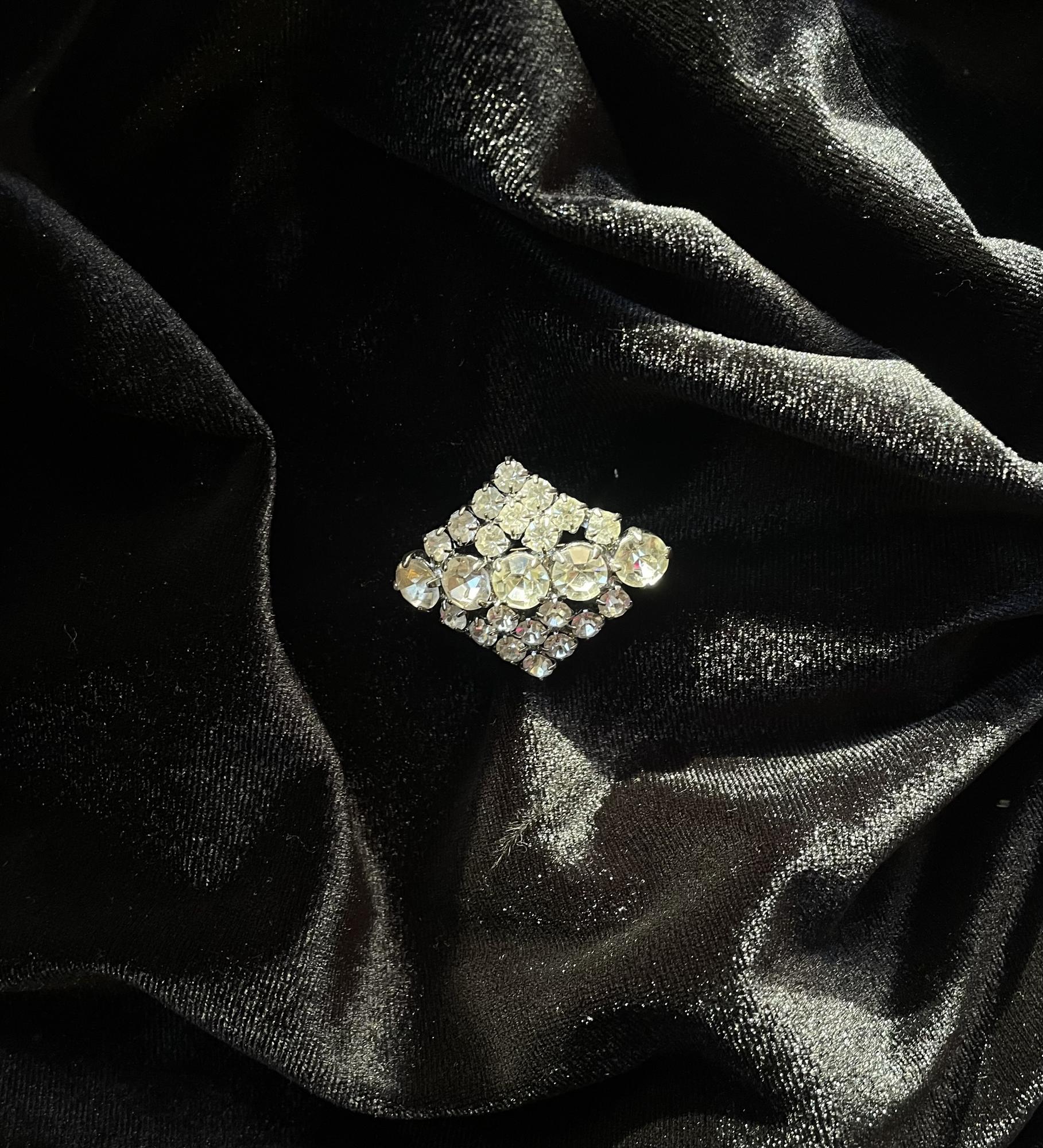 Винтажная брошь «Ромбик-2»