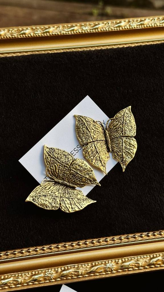 Серьги «Узорчатая бабочка»