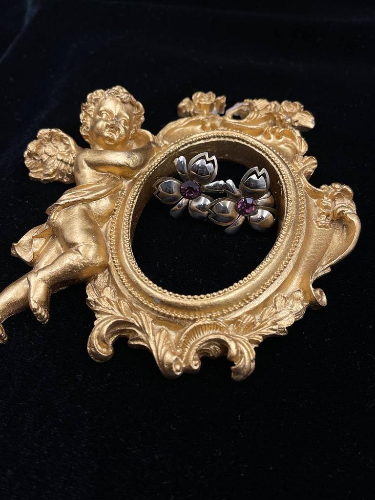 Винтажные клипсы «2Flower»