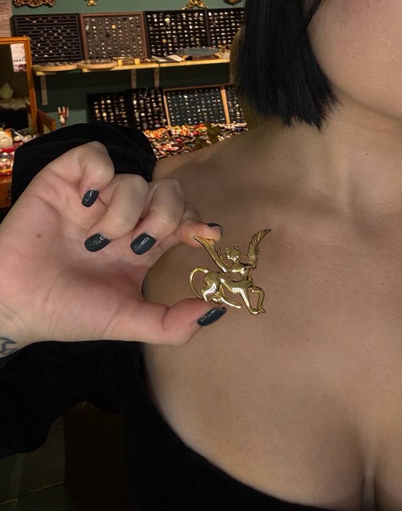 Винтажная брошь «Кентавр»