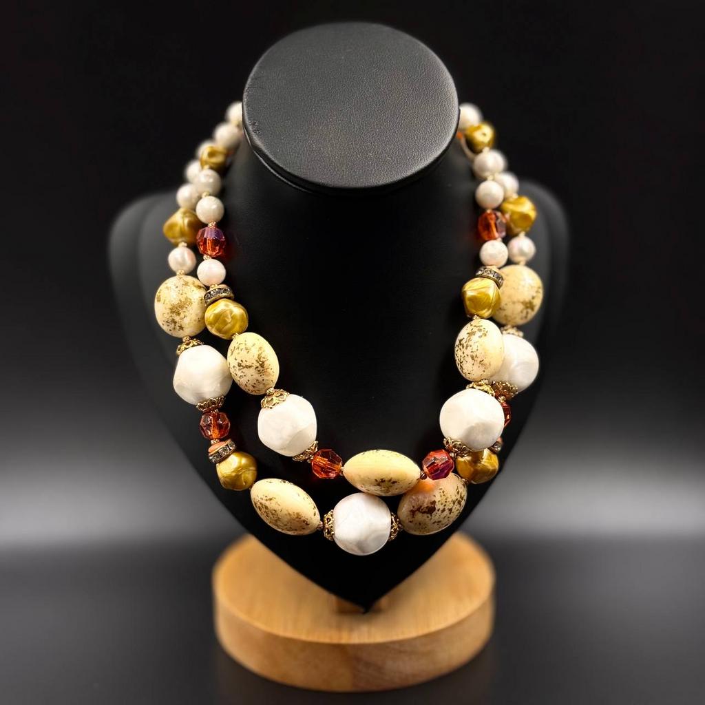 Винтажные бусы "Deauville" 90г