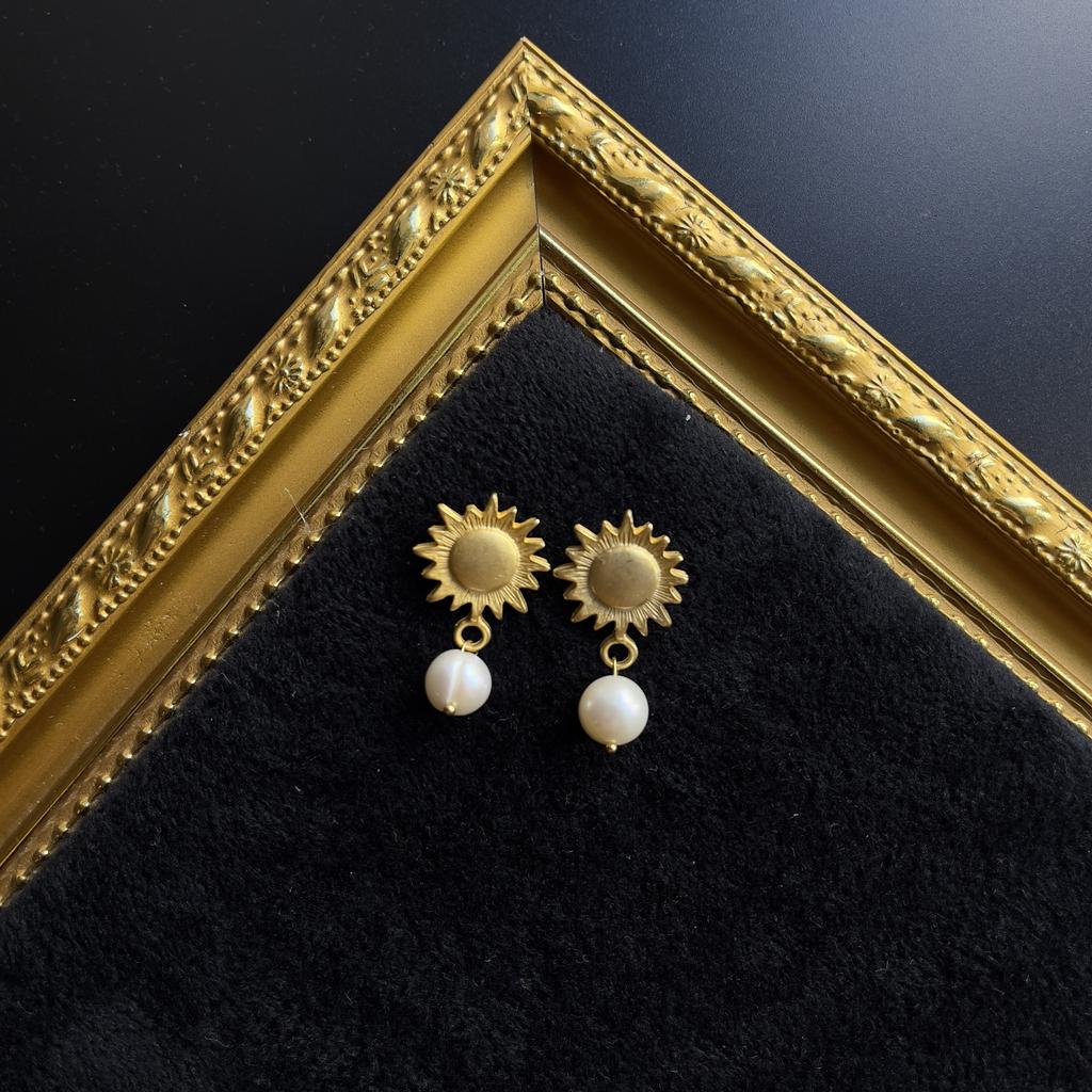 Серьги "Солнце"