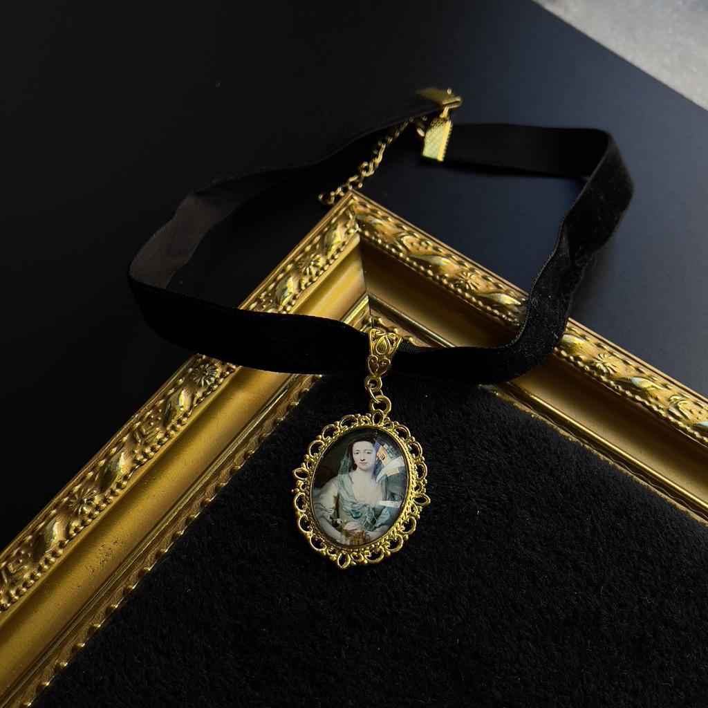 Чокер с кулоном «Герцогиня Венецианского Бала»