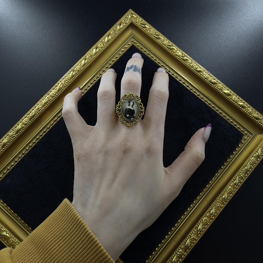 Кольцо «Дама эпохи», регулируемое