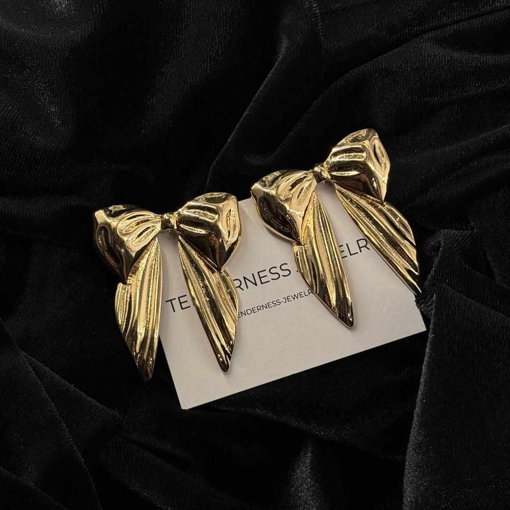 Серьги «Праздничные банты»