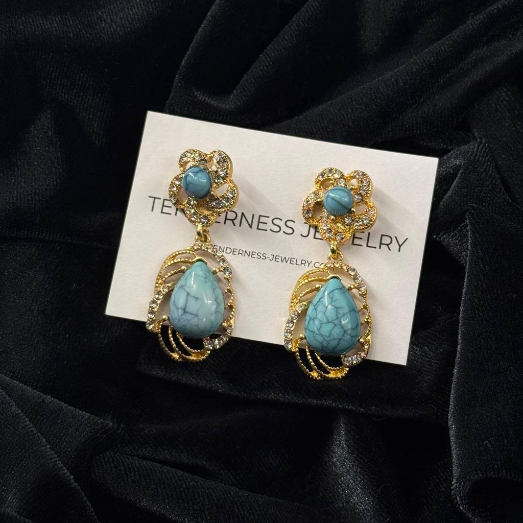 Серьги «Лазурные надежды»