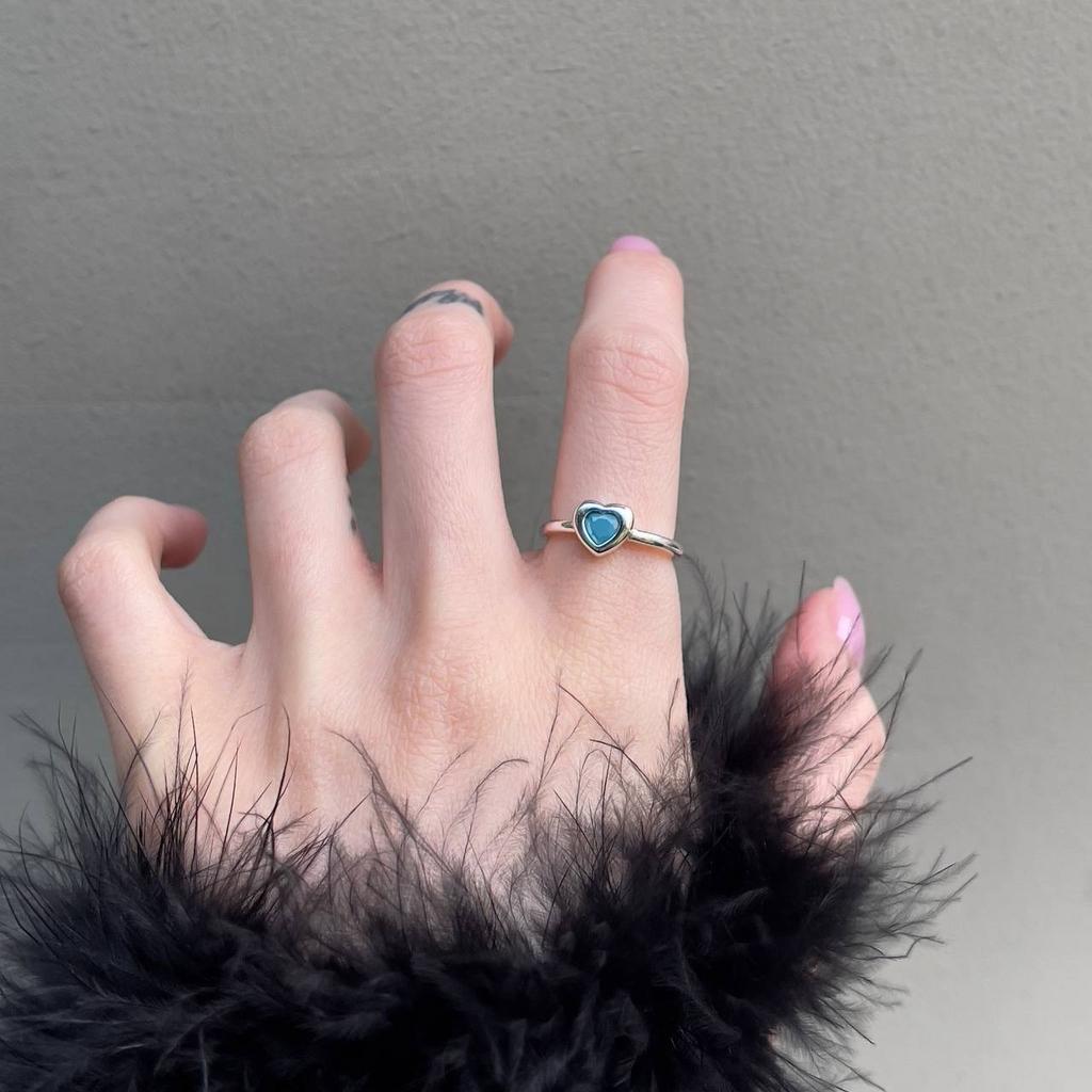 Кольцо «Blue and sky» , регулируемое