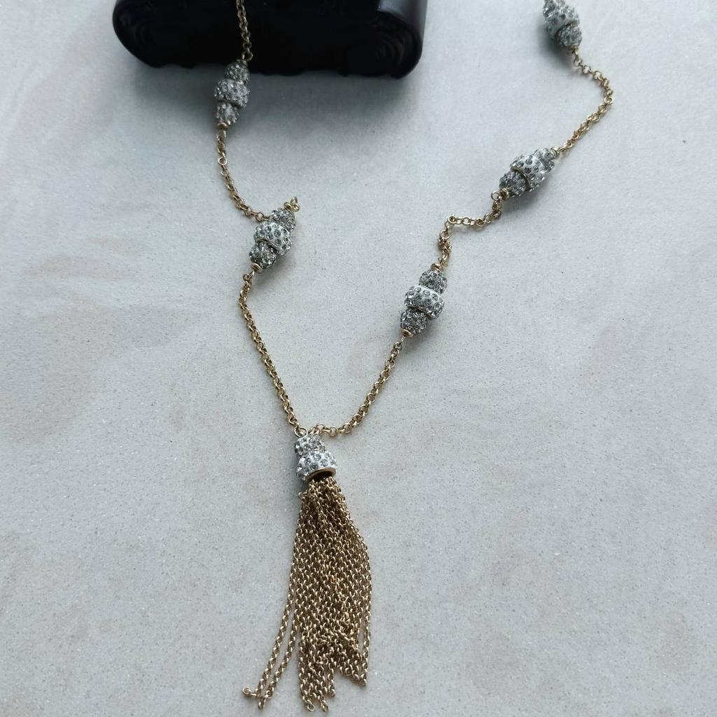 Колье "Бахрома цепей"