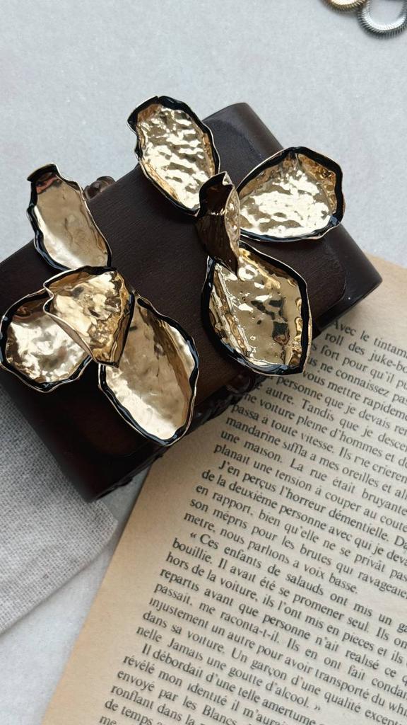 Серьги "Ботанические крылья"