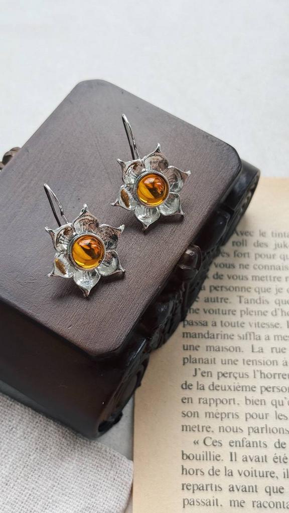 Серьги "Таинства цветка"