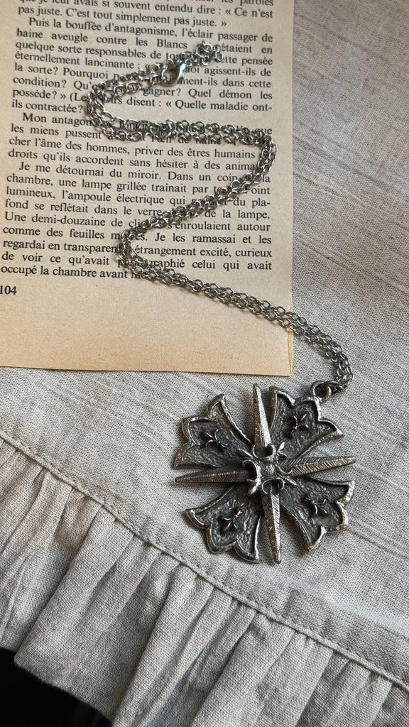 Винтажный кулон «Мальтийский крест» 70е годы