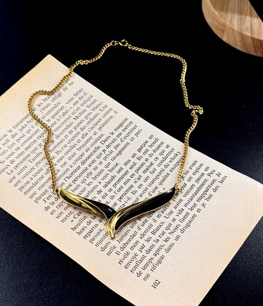 Винтажное колье «Ласточка» 70е годы