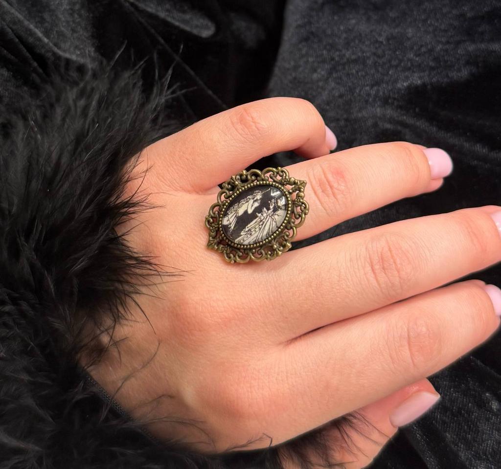 Кольцо «Русалка», регулируемое