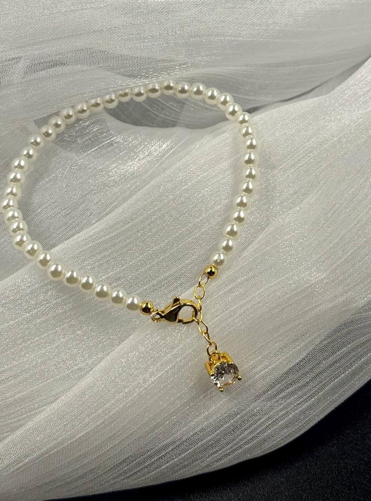 Браслет «Жемчужина с камнем»