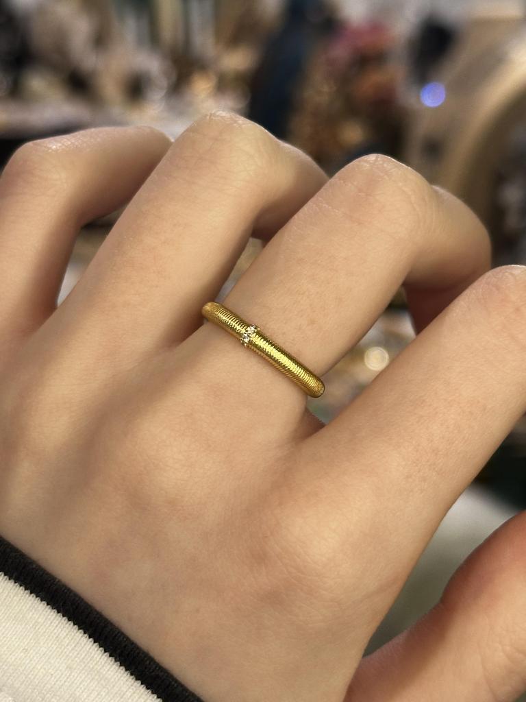 Кольцо «Линия судьбы», размер регулируется