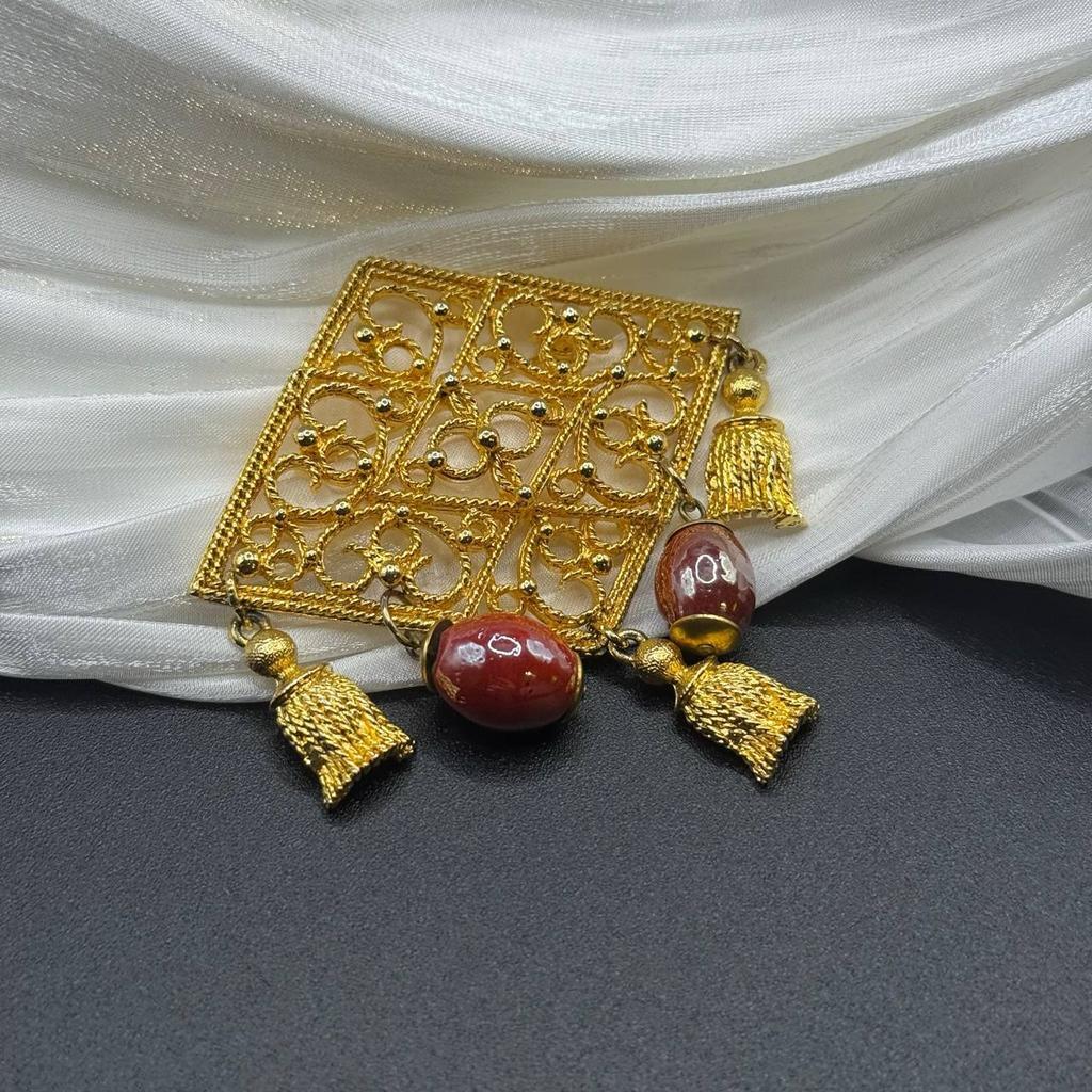 Винтажная брошь "Реликвии настроения" редкая, США, 70е