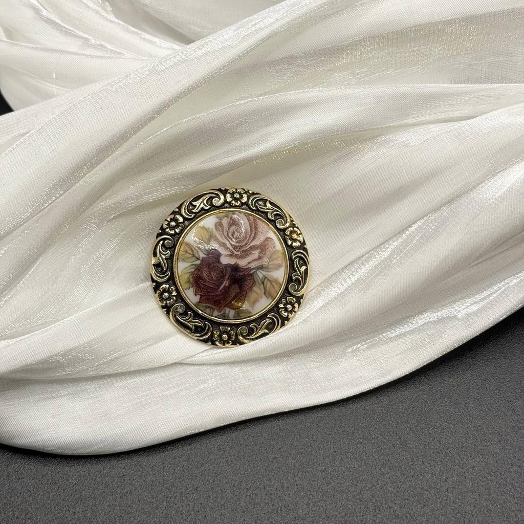 Винтажный зажим "Ритуалы утончённости", США, 70е