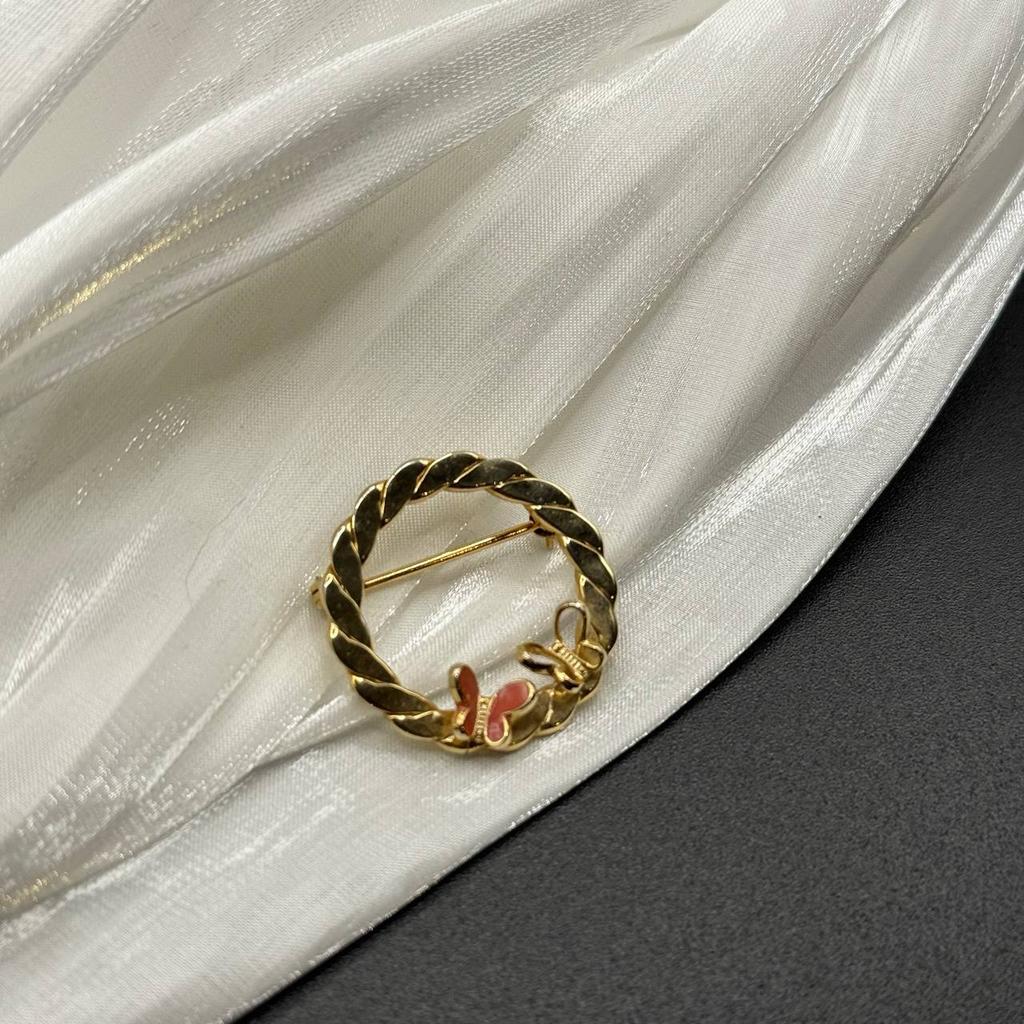 Винтажная брошь "Родное место встречи", США, 70е