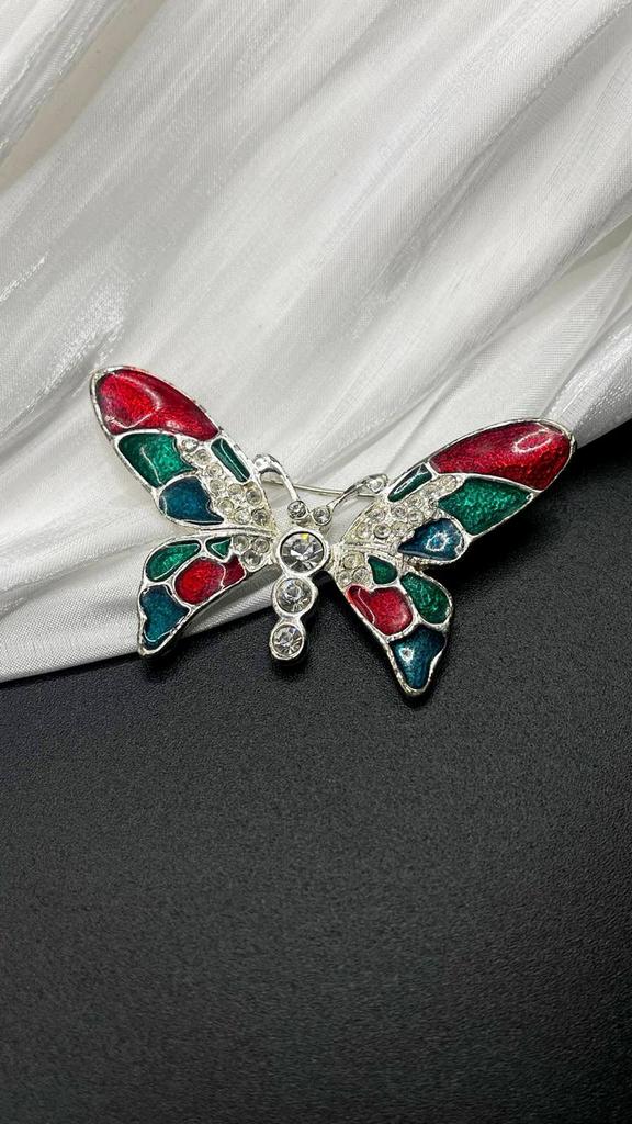 Винтажная брошь "На миг запомнюсь-только в лучшем  свете", Sarah Co, США, 70е