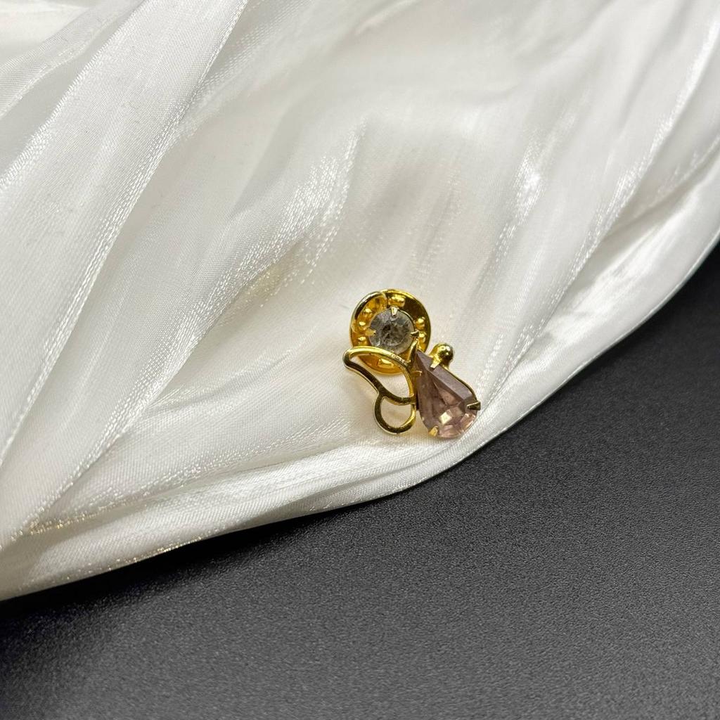 Винтажная брошь-пин "Не бойся, я тебя поддержу", США, 70е