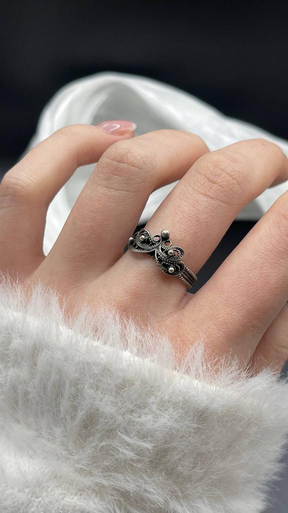 Винтажное кольцо "Идеальная грация", США, 70е, 18 размер