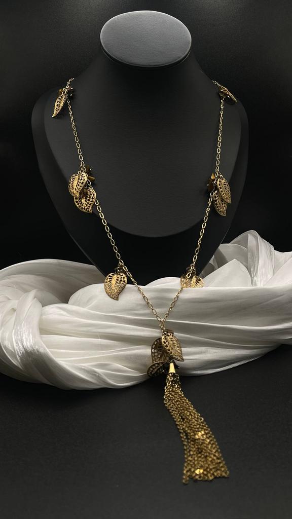 Винтажное колье с бахромой "Саутуар странников", M&S, Англия, 90е