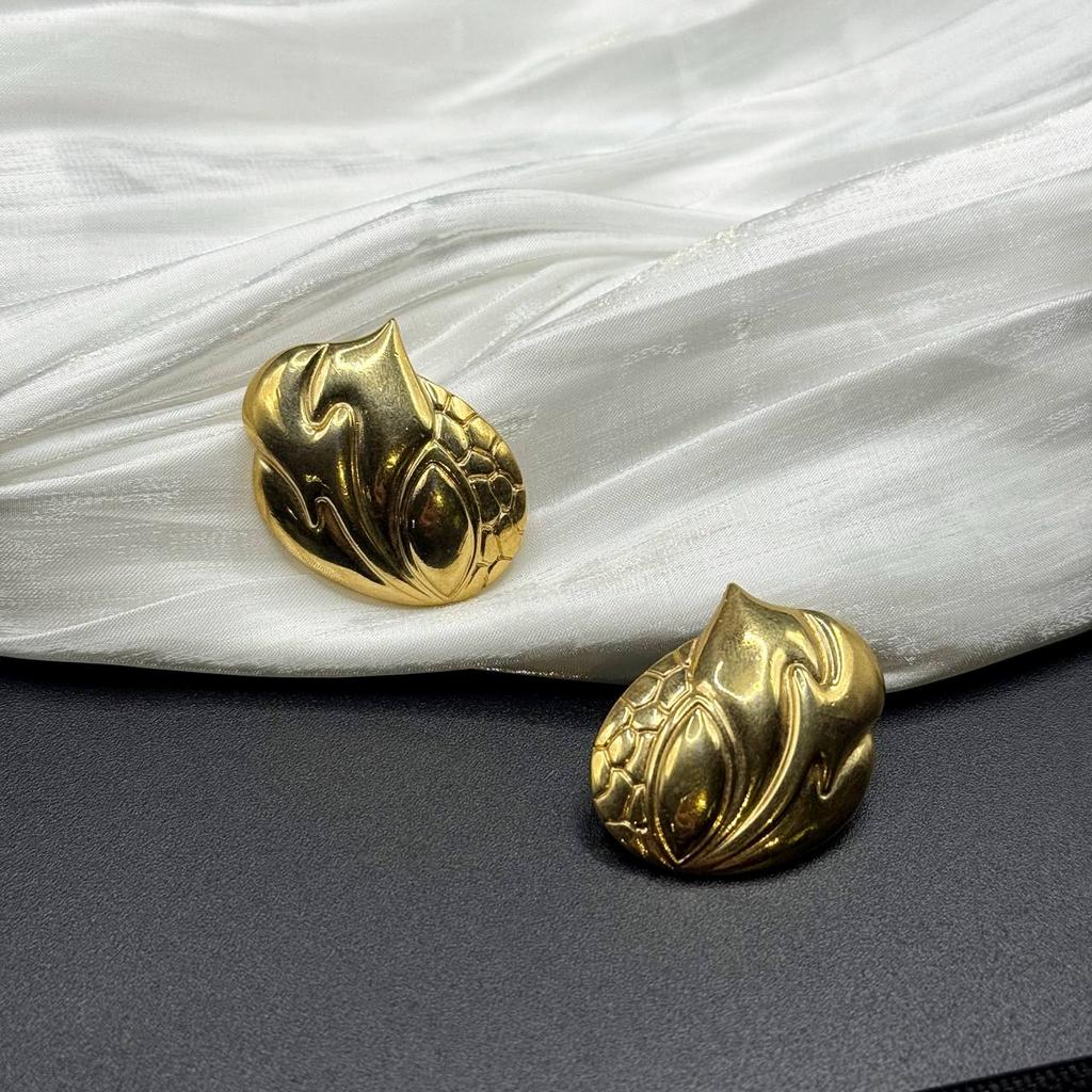 Винтажные серьги "Звезда за кулисами №5", США, 70е